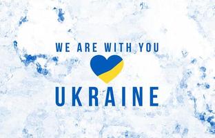 We are with Ukraine photo