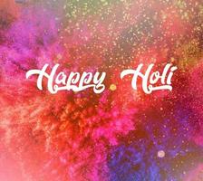 Happy Holi wallpaper, Colorful  background for Holi. Color Festival photo