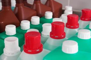 disinfectant bottles hospital supply stock photo