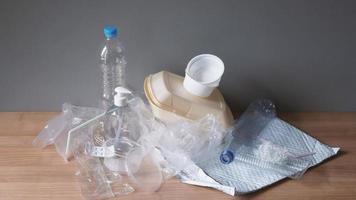 household plastic waste photo