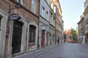 Old town in Warsaw photo