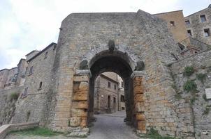 City door in Volterra photo