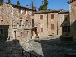 View of the city of Rapolano Terme photo