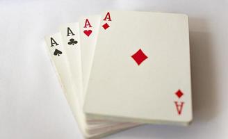 A set of playing cards. photo