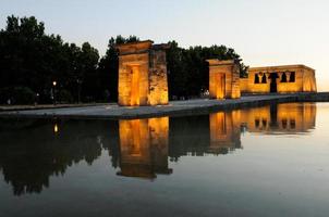 Temple of Debod, Templo de Debod, Madrid, Spain photo