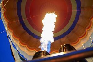 Captive balloons in Aeroestacion Festival in Guadix photo