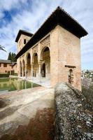 The Partal gardens of Alhambra in Granada photo