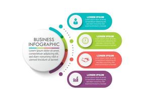 Presentation business infographic template vector