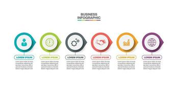 Presentation business infographic template vector