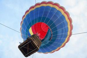 Captive balloon in Aeroestacion Festival in Guadix photo