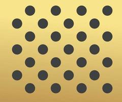 Gold polka dots pattern, colorful holiday background - vector abstract background