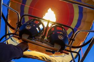 Captive balloons in Aeroestacion Festival in Guadix photo