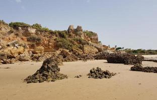 playa de la muralla de puerto sherry foto