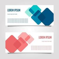 Vector Design Banner Background In Different Colors