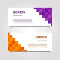 Vector Design Banner Background In Different Colors