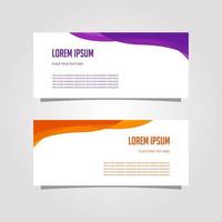 Vector Design Banner Background In Different Colors