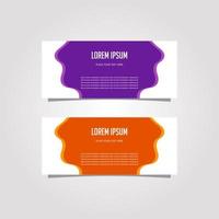 Vector Design Banner Background In Different Colors