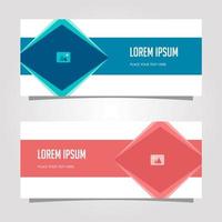 Vector Design Banner Background In Different Colors