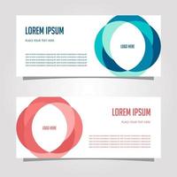 Vector Design Banner Background In Different Colors