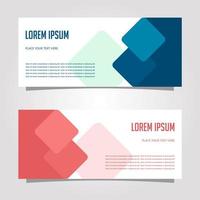 Vector Design Banner Background In Different Colors