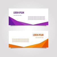 Vector Design Banner Background In Different Colors