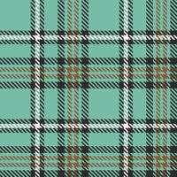 colores de tono verde suave tartan plaid escocés patrón sin costuras.textura de plaid, manteles, ropa, camisas, vestidos, papel, ropa de cama, mantas y otros productos textiles vector