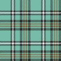 Soft Green tone colors tartan plaid Scottish seamless pattern.Texture from plaid, tablecloths, clothes, shirts, dresses, paper, bedding, blankets and other textile products vector