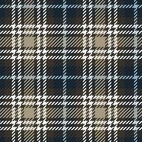 Texture plaid pattern for textile print, table cloths, clothes. Seamless pattern with green and brown tone colors tartan plaid vector