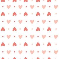 Hearts seamless pattern. Design for fabric, textile, wrapping paper vector