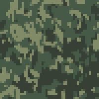 Digital camouflage pattern. Abstract modern military textile print background. Vector illustration