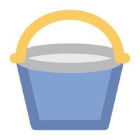 Trendy Bucket Concepts vector