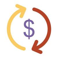 Dollar Processing Concepts vector