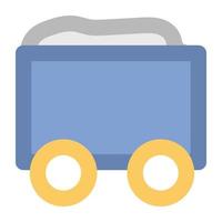 Trendy Trolley Concepts vector