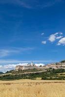 Assisi village in Umbria region, Italy. The town is famous for the most important Italian Basilica dedicated to St. Francis - San Francesco. photo