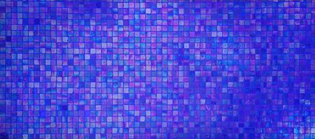 Blue tiles pattern square texture background. photo