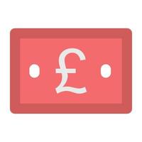 Pound Note Concepts vector