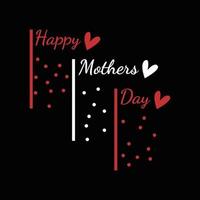 Mother's day t shirt design vector