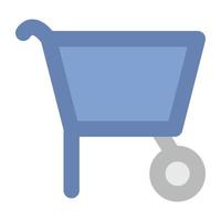 Trendy Wheelbarrow Concepts vector