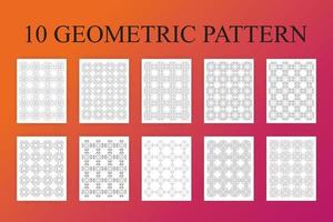Geometric coloring pattern vector