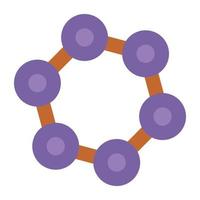 Trendy Molecule Concepts vector