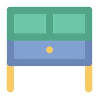 Desk Drawers Concepts vector