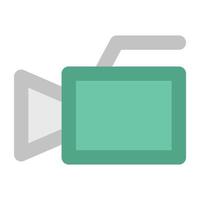 conceptos de cámara de video vector