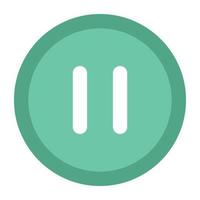 Pause Button Concepts vector