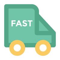 Fast Delivery Concepts vector