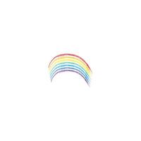 Rainbow icon logo design illustration template vector