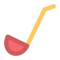 Trendy Ladle Concepts vector