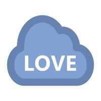 Love Cloud Concepts vector