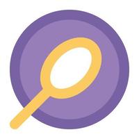 Trendy Plate Concepts vector