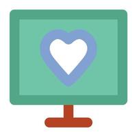 Online Love Concepts vector