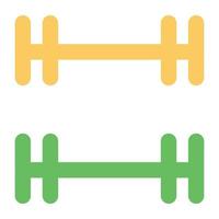 Trendy Dumbbell Concepts vector